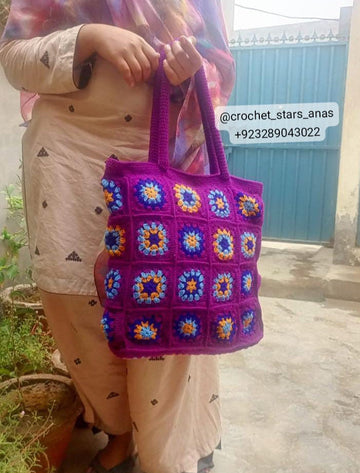Purple bag in best quality