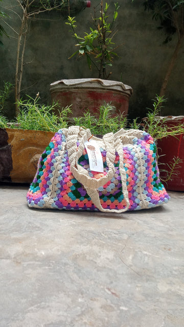 Beautiful Square Bag Crochet