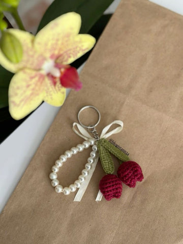 Beautiful Crochet Keychain