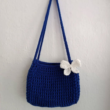 Beautiful Blue Bag Crochet