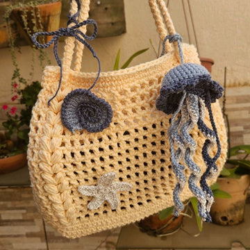 Beautiful ocean bag crochet