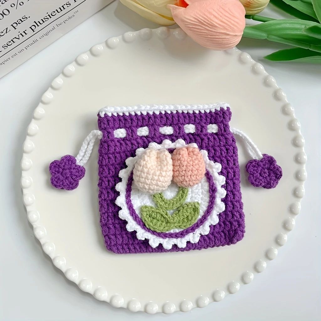 Small pouch for earpods cards coin and small accessories