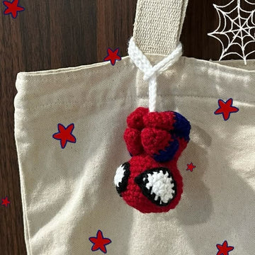 Crochet Spider Bag Charm