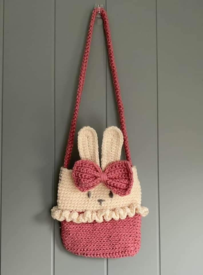 Crochet Bunny bag for kids