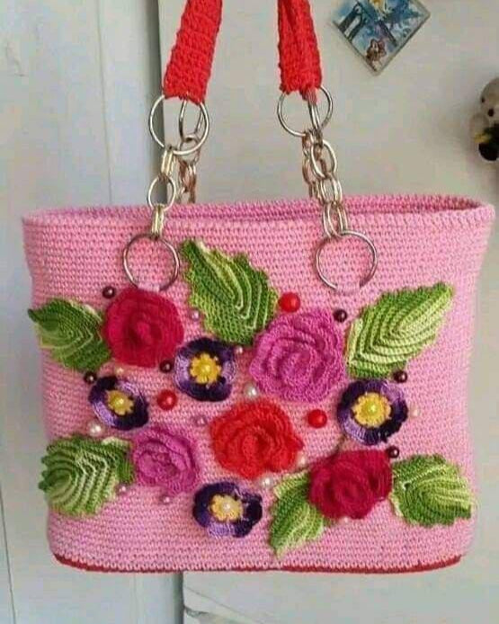 Clg & Uni bag -- Pink bag with a beautiful Designing
