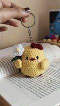 Crochet Duck keychain