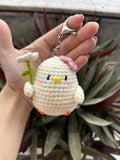 Crochet Duck keychain