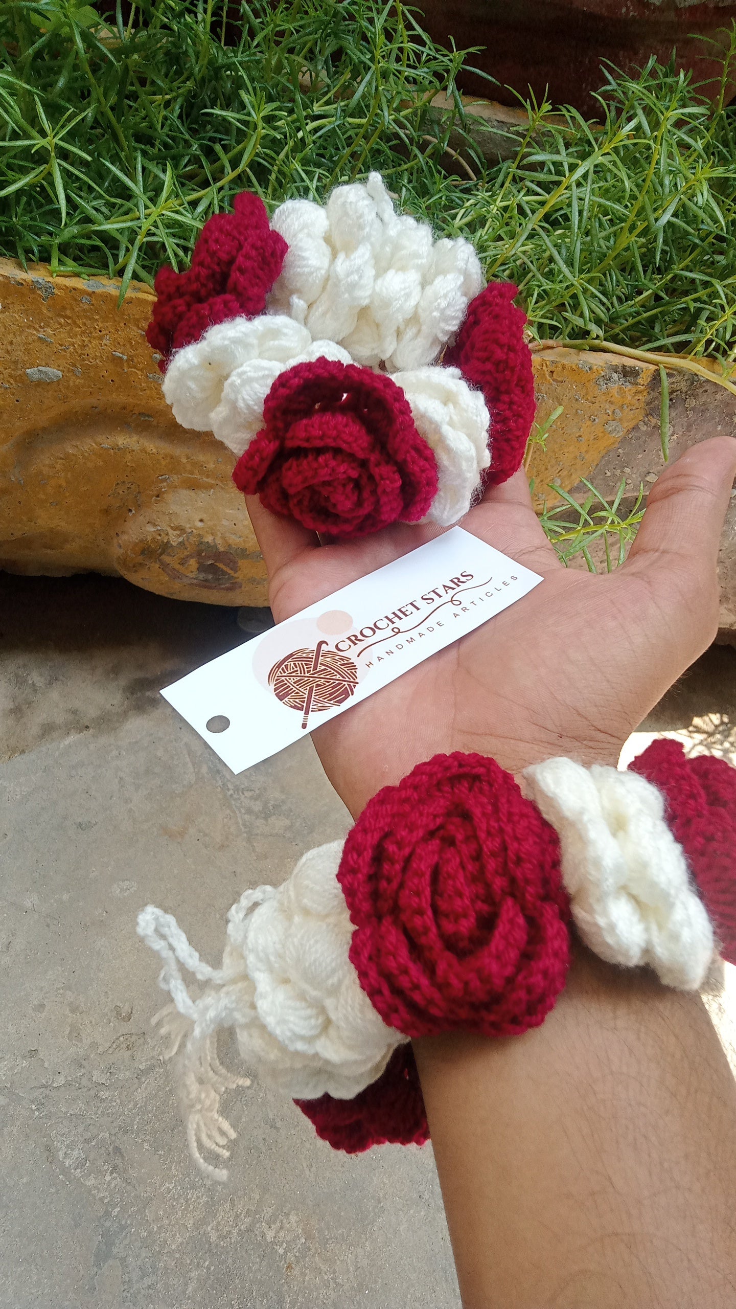 Crochet gajree - pair
