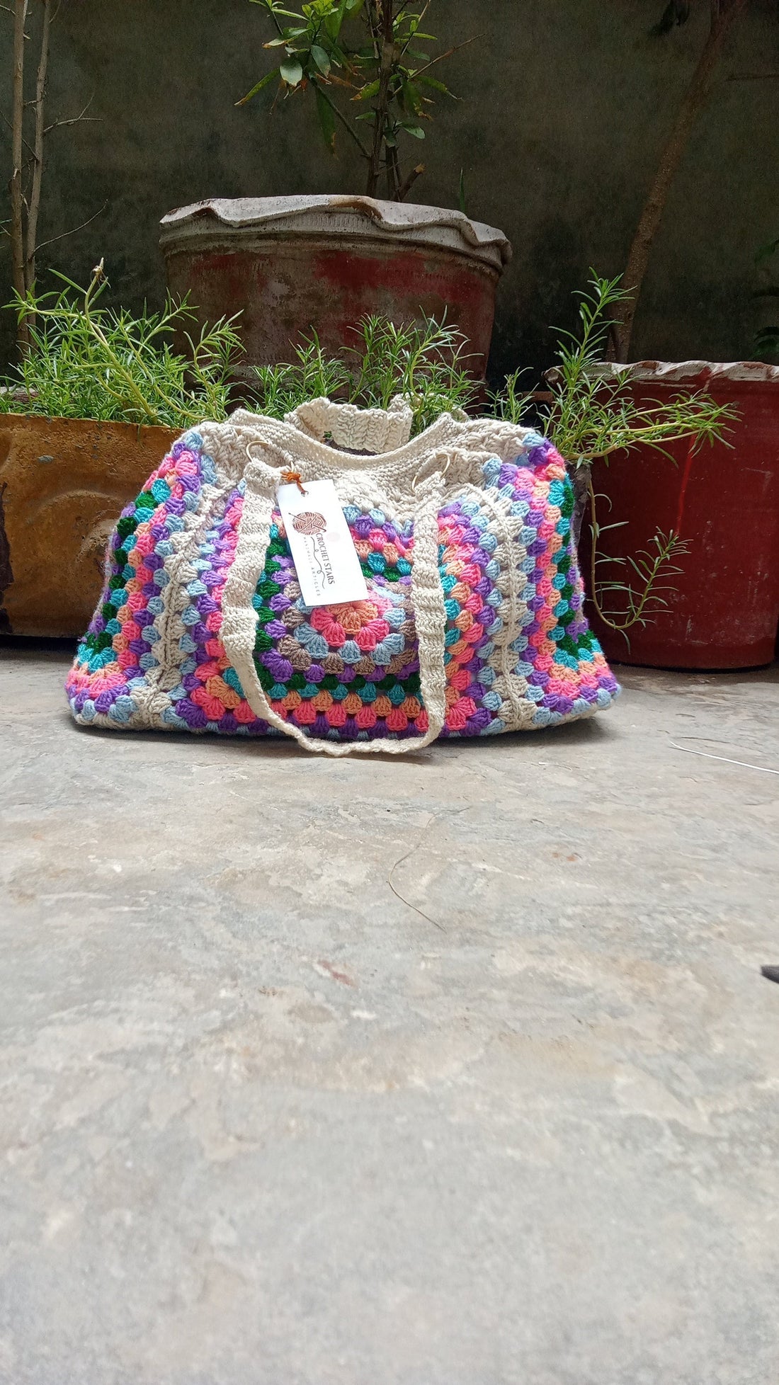 Beautiful Square Bag Crochet