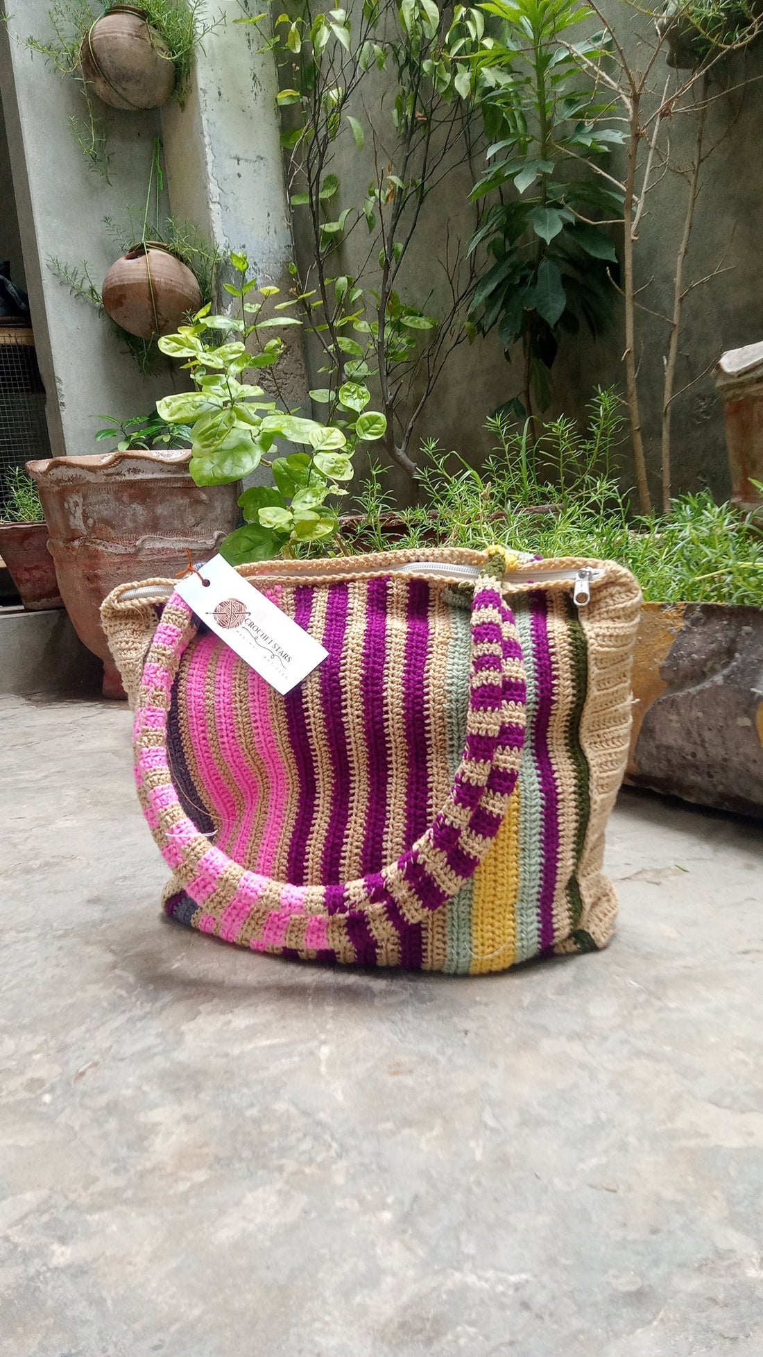 Crochet Multi Color Bad