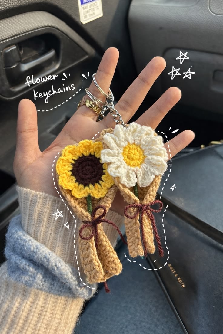 Crochet 2 Keychain