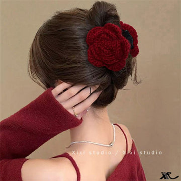 Maroon Rose Hair Catcher