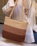Crochet Classy Brown theme Bag