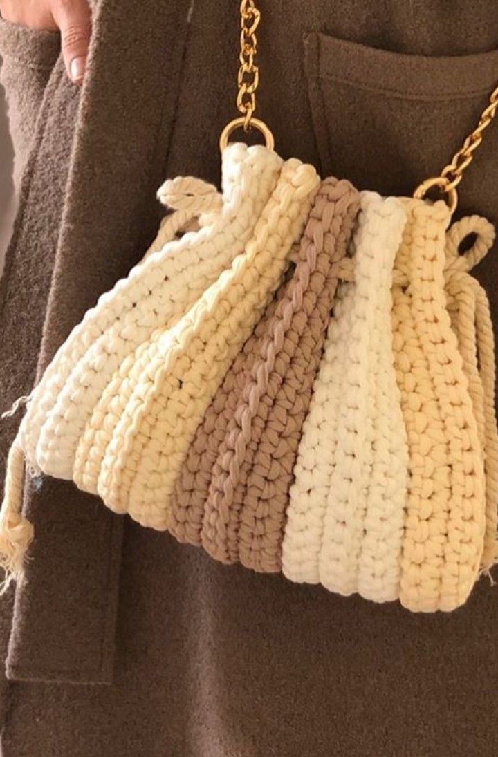 Crochet Cross Body Bag