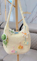 Crochet bag with small unique designing