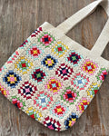 Skin tote bag in multi color combinations