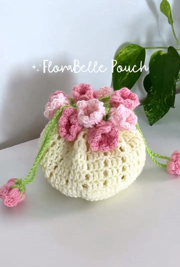 Crochet beautiful pouch new arrivals