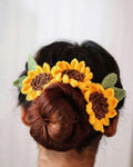 Sunflower ladies hairband